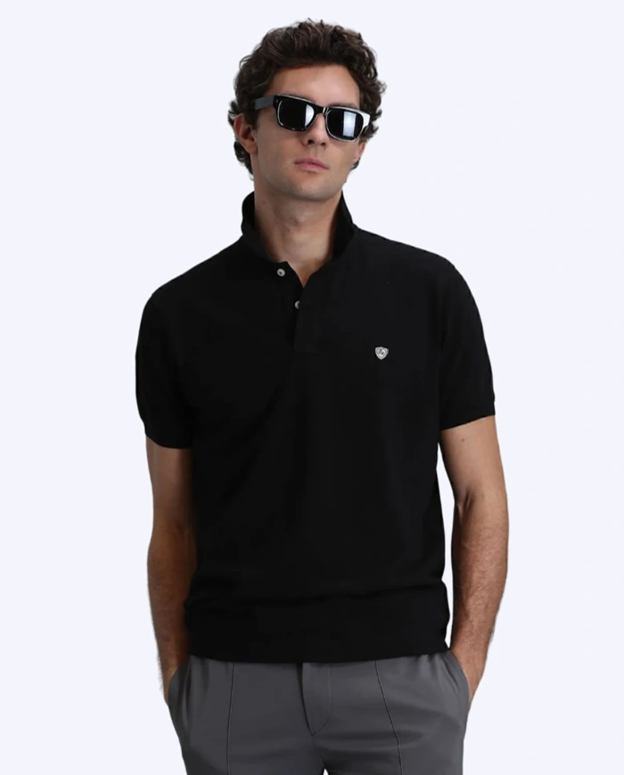 Erkek Polo Tshirt Siyah