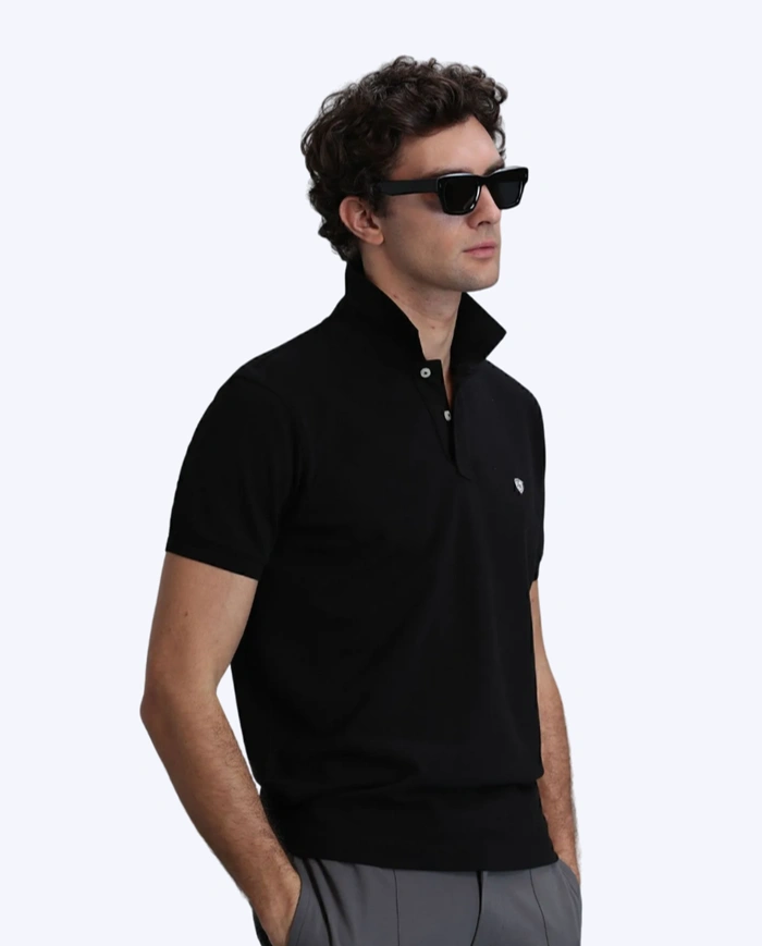 Erkek Polo Tshirt Siyah 2