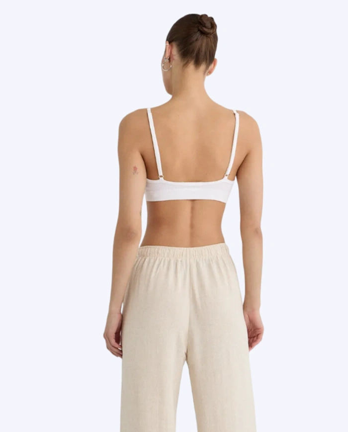 Keten Karışımlı Bol Kesim Pantolon 2