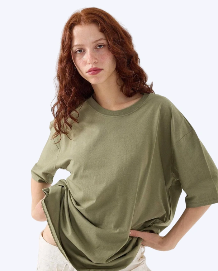 Bisiklet Yaka Basic T-shirt